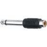 ADATTATORE DA PRESA RCA a spina maschio jack 6.3 mm mono sbilanciato