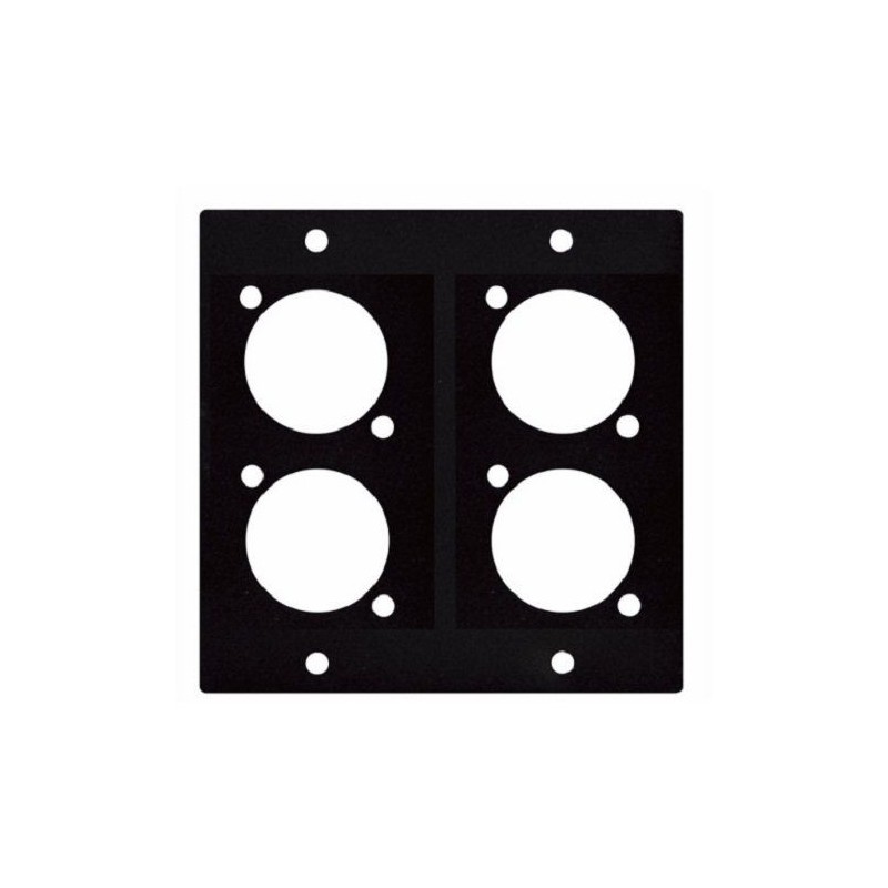 ACCESSORIO PER MASTER PANEL PER FISSARE RACK 19" N.4 CONNETTORI PANNELLO D SIZE