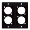 ACCESSORIO PER MASTER PANEL PER FISSARE RACK 19" N.4 CONNETTORI PANNELLO D SIZE