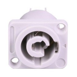 CONNETTORE POWER-CON DI POTENZA BIANCO USCITA OUT DA PANNELLO. Compatibili powercon Neutrik