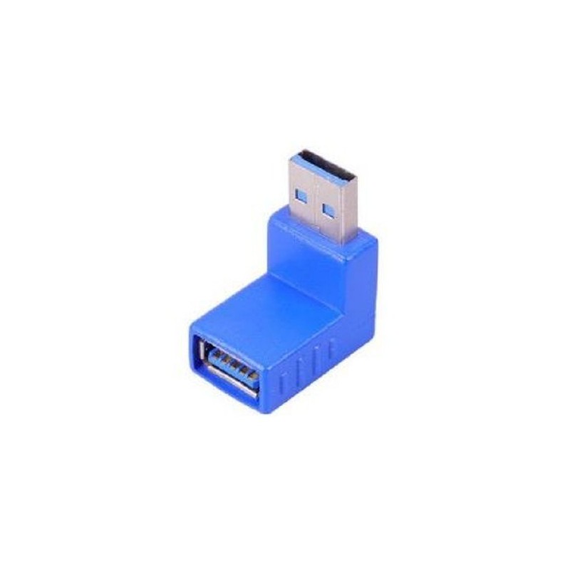 CONNETTORE ADATTATORE AD ANGOLO 90 GRADI USB 3.0 SALVASPAZIO