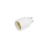 ADATTATORE PORTALAMPADA PORTA LAMPADA DA GU-10 A E-27 DA GU10 A E27 DA FARETTI