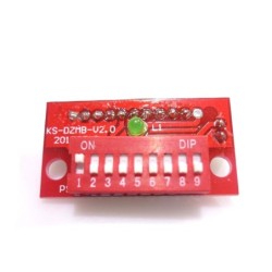 DIP SWITCH DI RICAMBIO PER FOG 600 700 DMX LUCI SMOKE FARI PAR KS-DZMB-V2.0 PCB