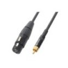 CAVO AUDIO PROFESSIONALE DA XLR FEMMINA A RCA MASCHIO 3 METRI