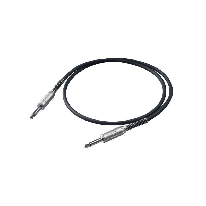 Cavo professionale per strumenti con connessioni spina jack Mono 6.3 mm PROEL 1mt