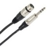 CAVO AUDIO BILANCIATO DA XLR FEMMINA PRESA A JACK TRS STEREO MASCHIO SPINA 1,5 M