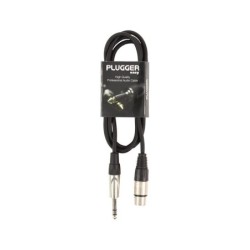 CAVO AUDIO BILANCIATO DA XLR FEMMINA PRESA A JACK TRS STEREO MASCHIO SPINA 1,5 M