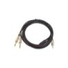 Cavo audio professionale da minijack 3.5mm a doppio jack 6.3mm 1.5Mt