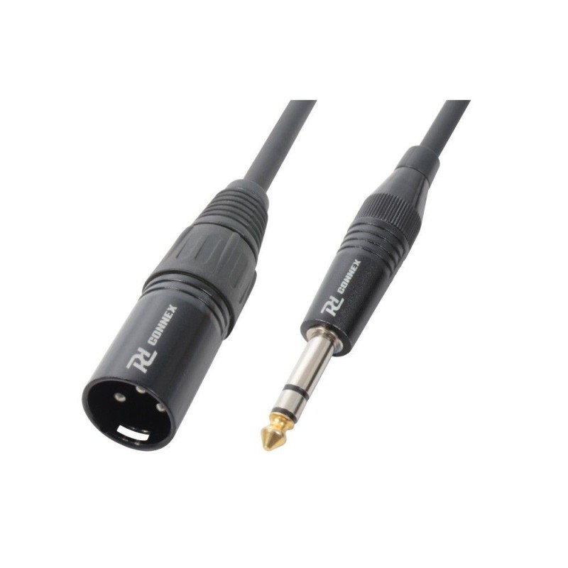 CAVO DA JACK STEREO A XLR MASCHIO BILANCIATO. Lunghezza 3mt