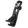 SUPPORTO MICROFONO CLAMP PER BATTERIA PERCUSSIONI NERO IN ABS PLASTICA 5/8 3/8