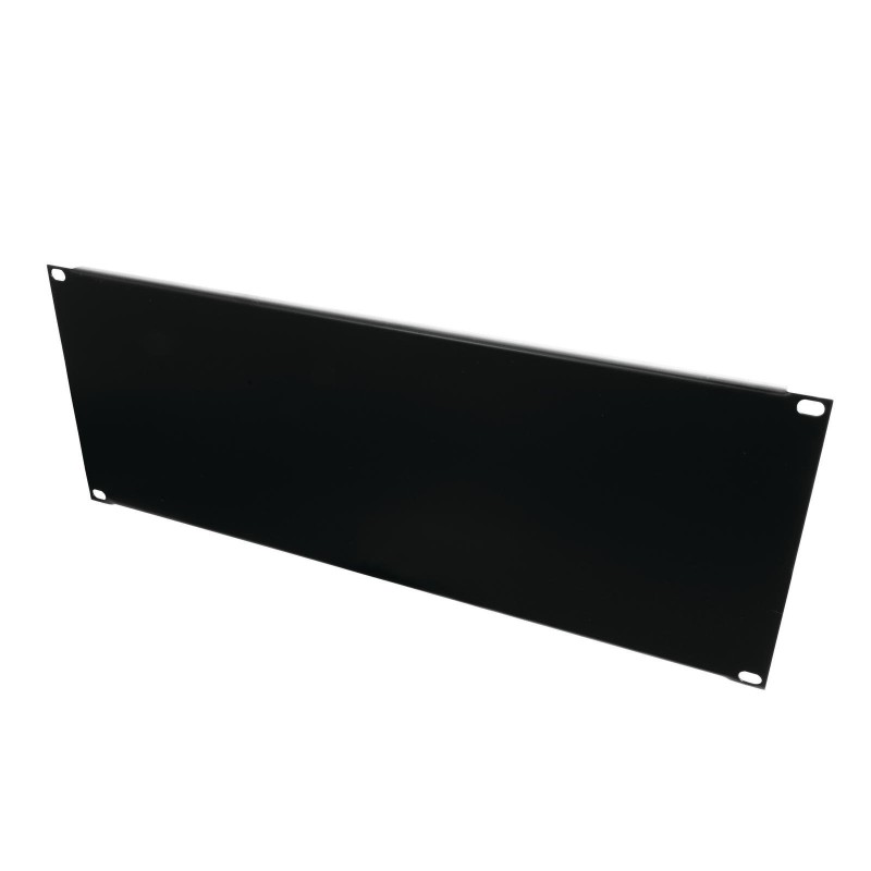 PANNELLO CIECO 4U 4HE 4 UNITà NERO PER RACK 19"