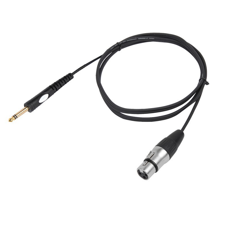 CAVO AUDIO DA PRESA XLR FEMMINA A JACK STEREO BILANCIATO 6 METRI PROFESSIONALE