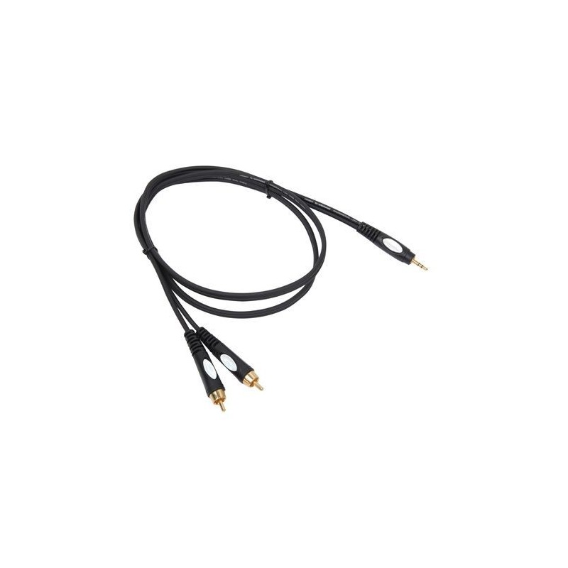 CAVO PROFESSIONALE DA MINIJACK 3.5mm A DOPPIO RCA