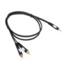 CAVO PROFESSIONALE DA MINIJACK 3.5mm A DOPPIO RCA