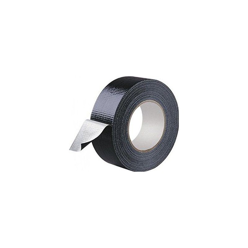 ROTOLO GAFFA TAPE PROFESSIONALE IN TESSUTO NERO 50MM 50M PROEL