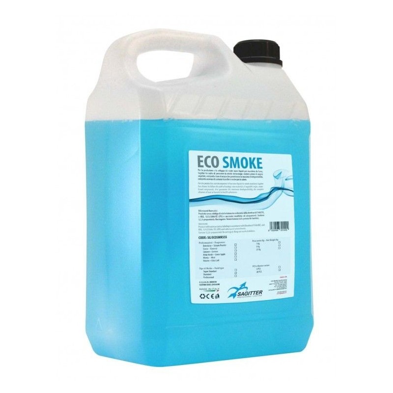 Liquido del fumo SAGITTER ECO SUPER STANDARD 5 Litri ECOLOGICO made in Italy