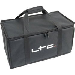 BORSONE SOFT CASE 50x25x24 CON DIVISORIO IMPERMEABILE PVC 600D NERO ZIP APERTURA