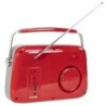 RADIO PORTATILE STILE VINTAGE CON BLUETOOTH & FM 30W MADISON ROSSA RICARICABILE