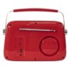 RADIO PORTATILE STILE VINTAGE CON BLUETOOTH & FM 30W MADISON ROSSA RICARICABILE