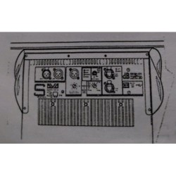 COVER PROTETTIVA LATO ELETTRONICA SU MISURA Copertura antipioggia per subwoofer DVA S30N db technologies