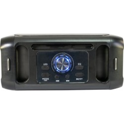 CASSA ATTIVA RICARICABILE COMPATTA BLUETOOTH AUX BATTERIA CON LED Tracolla DOPPIO WOOFER