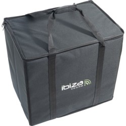 BORSONE SOFT CASE 58x50x40 CON 3 DIVISORI IMPERMEABILE PVC 600D NERO ZIP APERTURA