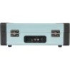 GIRADISCHI VINTAGE IN VALIGETTA CON BLUETOOTH, USB, SD E FUNZIONE REC - AZZURRO 33 45 78 GIRI