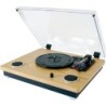 GIRADISCHI VINTAGE CON ALTOPARLANTI BLUETOOTH, USB, SD E FUNZIONE REC - 33 45 78 GIRI