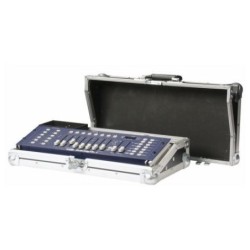 [B-STOCK][EX-DEMO] Flight Case per consolle mixer luci coperchio removibile 3U unità rack 19"