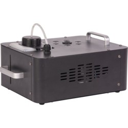 MACCHINA DEL FUMO SMOKE MACHINE VERTICALE Ibiza FOG900-RGB CON RADIOCOMANDO E LED 6X3W DMX