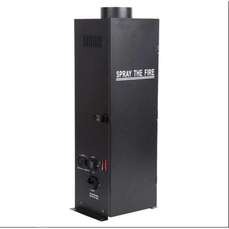 MACCHINA DEL FUOCO FIRE MACHINE DMX 200W. MODELLO A BOMBOLETTA (NON INCLUSA).