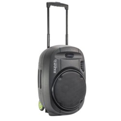 [EX-DEMO][B-STOCK]CASSA ATTIVA A BATTERIA AUDIO PORTATILE STAND ALONE 12”/30CM USB-MP3, TWS, VOX, BLUETOOTH 2 MICROFONI VHF