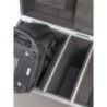 FLIGHT CASE NERO CON RUOTE PER 2 TESTE MOBILI BEAM WASH 19X15W TIPO AURA