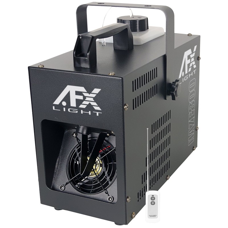 MACCHINA HAZER NEBBIA HAZE MACHINE 700W DMX CONTROLLO SENZA FILI AFX HAZE800