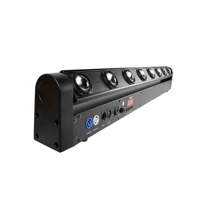 BARRA A LED MOTORIZZATA BEAM 8x12W RGBW 4IN1 DMX AUTO SOUND TILT 180°