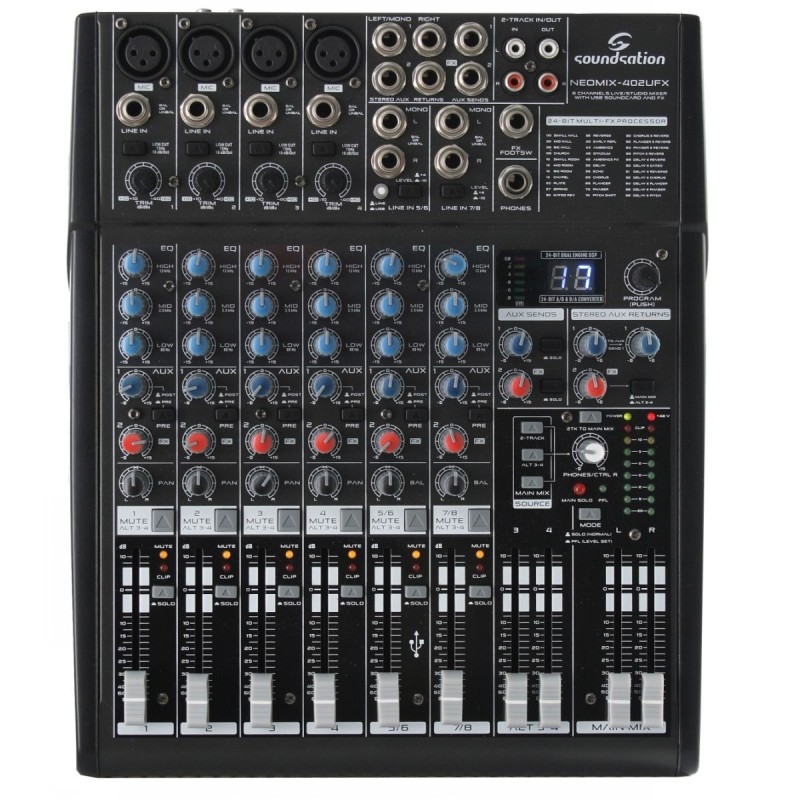 Mixer Soundsation NEOMIX UFX402-USB 6 canali