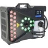 MACCHINA DEL FUMO SMOKE MACHINE 1800w CON 24 LED DA 8W RGB RADIO COMANDO DMX