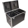 FLIGHT CASE DOPPIO NERO PER 2 TESTE MOBILI BEAM 16R HOTBEAM16R