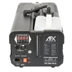 MACCHINA DEL FUMO AD ALTA POTENZA. 2500W DMX COMANDO A FILO E WIRELESS AFX 2500 PRO