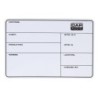 Flight Case Magnetic Label Showgear, magnetico con nastro 3M + pennarello