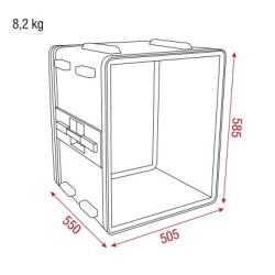 Double Door Case 12U