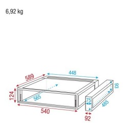 Double Door Case 2U