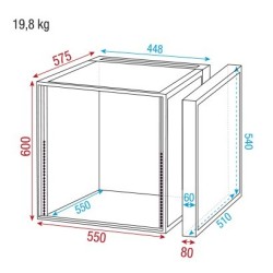 Double Door Case 12U