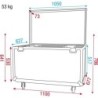 Case for 8 x Sunstrip Active Scatola di trasporto