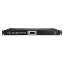 2  way 1U Fan Unit Temperature Controlled Per rack or cabinet 19"