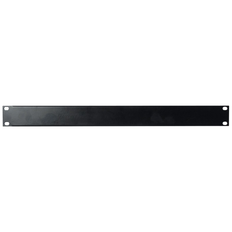 19 inch Blind Panel Black 1U