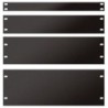 19 inch Blind Panel Black 1U