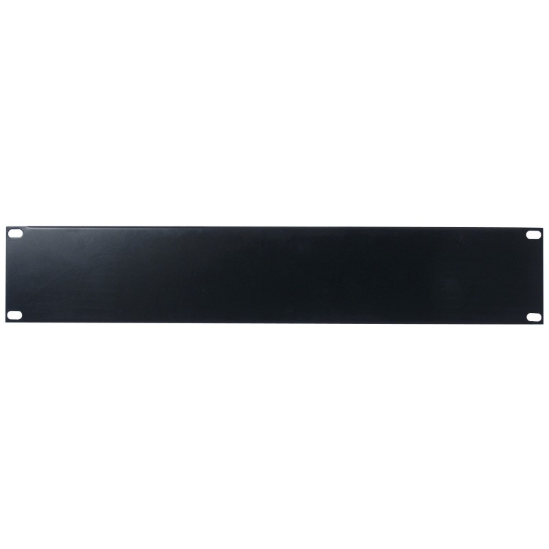 19 inch Blind Panel Black 2U