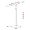 Microphone Stand 960  1600mm