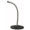 Desk Microphone Stand Dritto, cromo, 20 cm/0,7 kg, + regolabile Collo d'oca